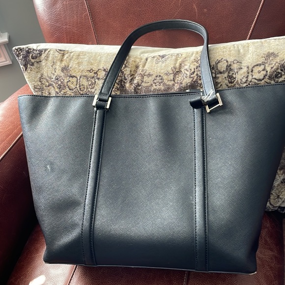 Kate Spade large black tote-needs 1 strap repaired-see photos. Originally >$150. - Picture 4 of 6